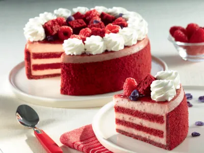 Tegral Satin Red Velvet Egg Free
