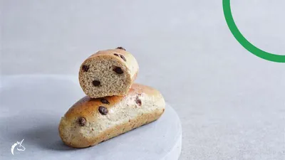 Healthier chocolate bun